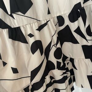 Black and white dress